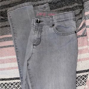 {The Children’s Place} Gray Denim Super Skinny Jean size 12 girls with waistband